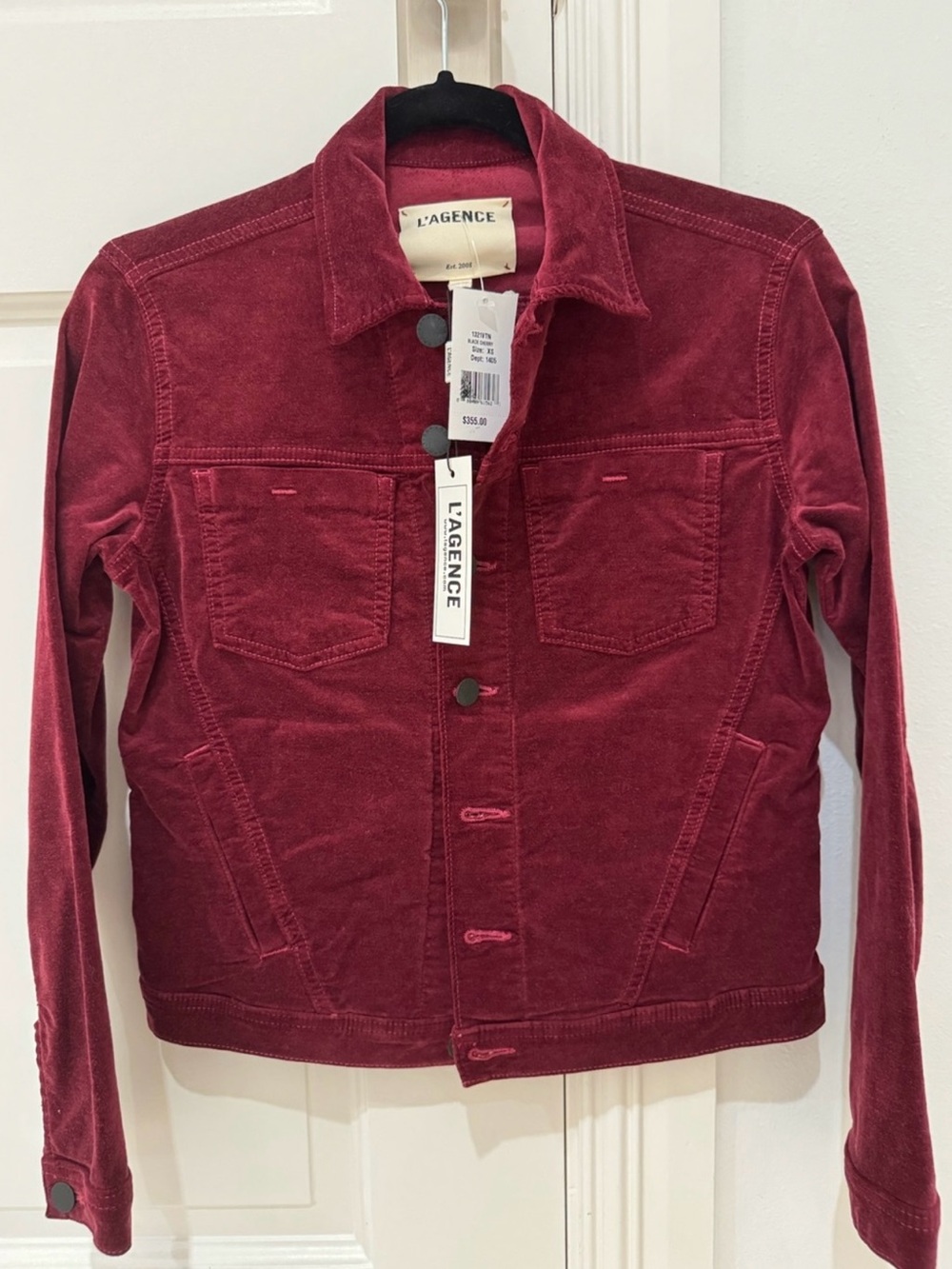 L'AGENCE Women's Corduroy Jacket